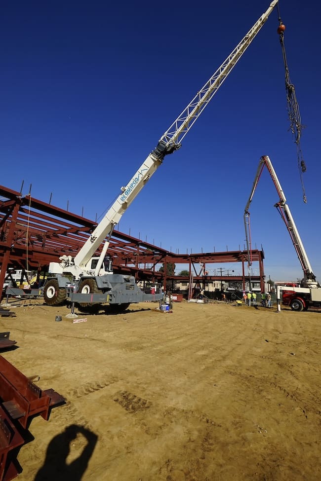 Construction on site photography service