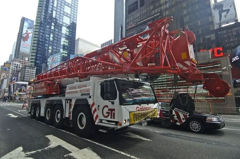 Crane construction photography